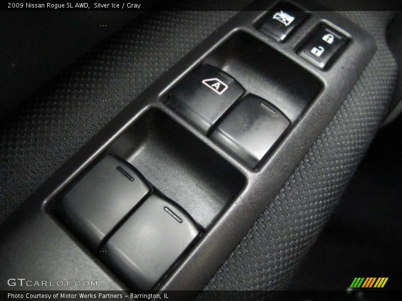 Silver Ice / Gray 2009 Nissan Rogue SL AWD
