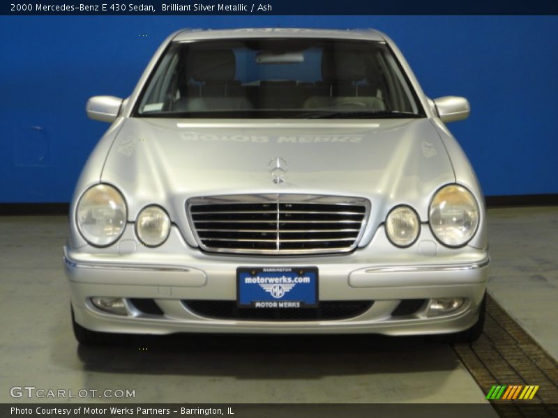 Brilliant Silver Metallic / Ash 2000 Mercedes-Benz E 430 Sedan