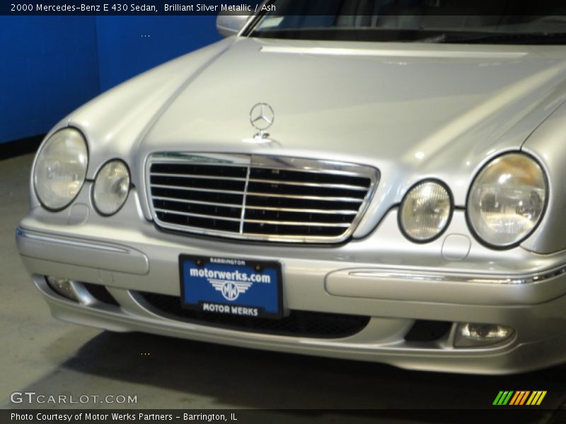 Brilliant Silver Metallic / Ash 2000 Mercedes-Benz E 430 Sedan