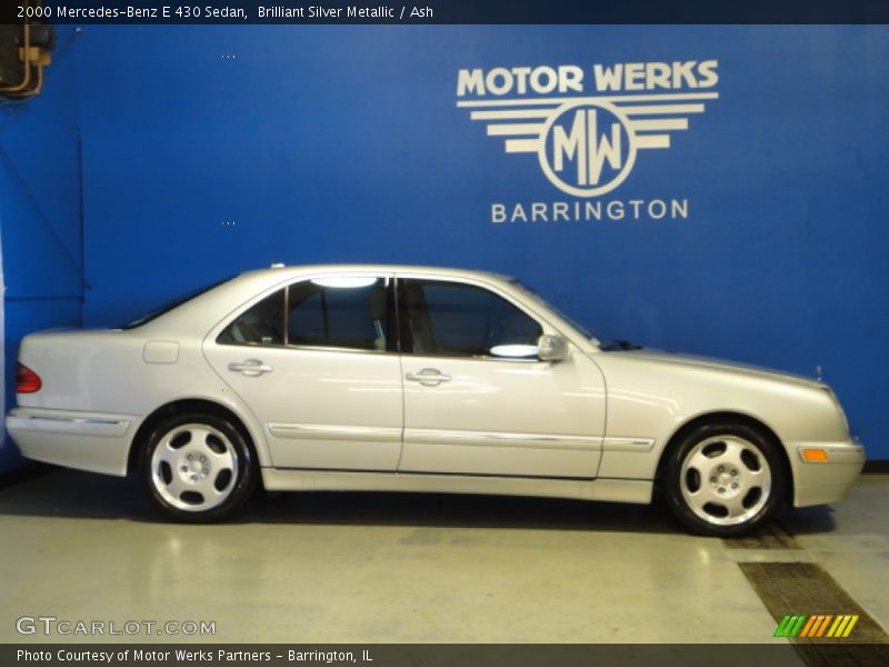 Brilliant Silver Metallic / Ash 2000 Mercedes-Benz E 430 Sedan