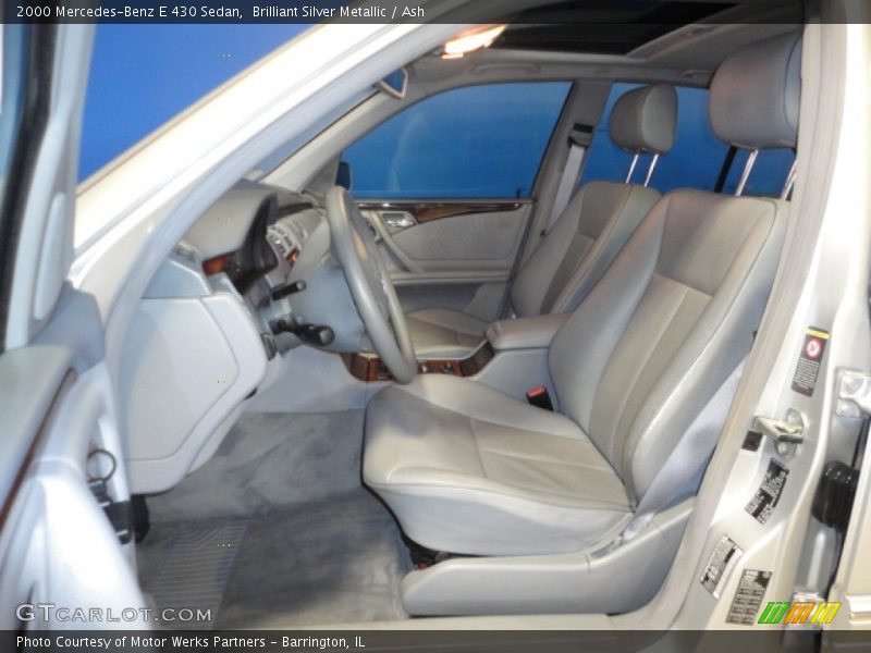  2000 E 430 Sedan Ash Interior