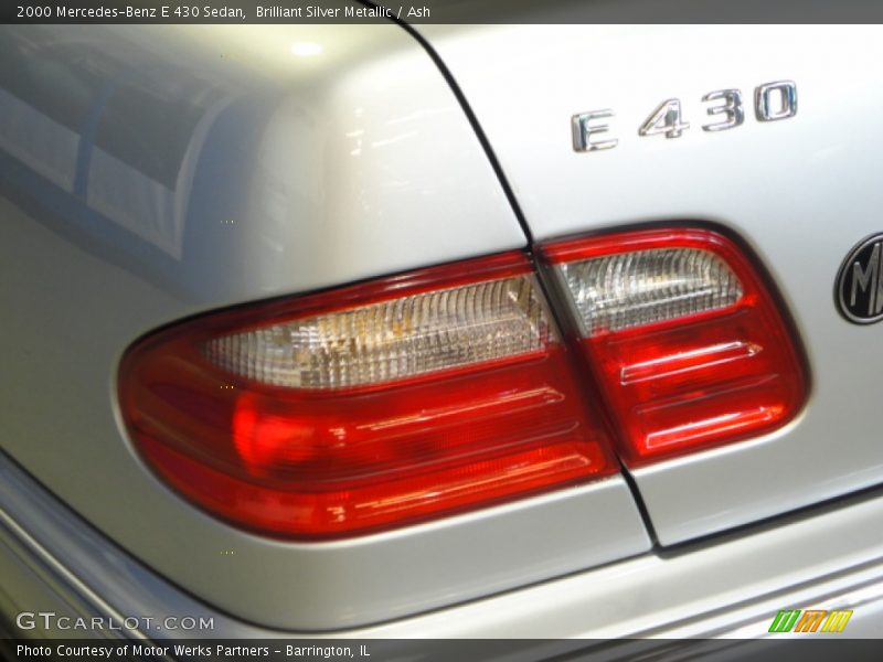 Brilliant Silver Metallic / Ash 2000 Mercedes-Benz E 430 Sedan