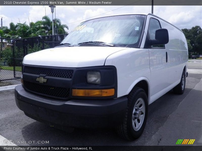 Summit White / Medium Pewter 2010 Chevrolet Express 1500 Work Van