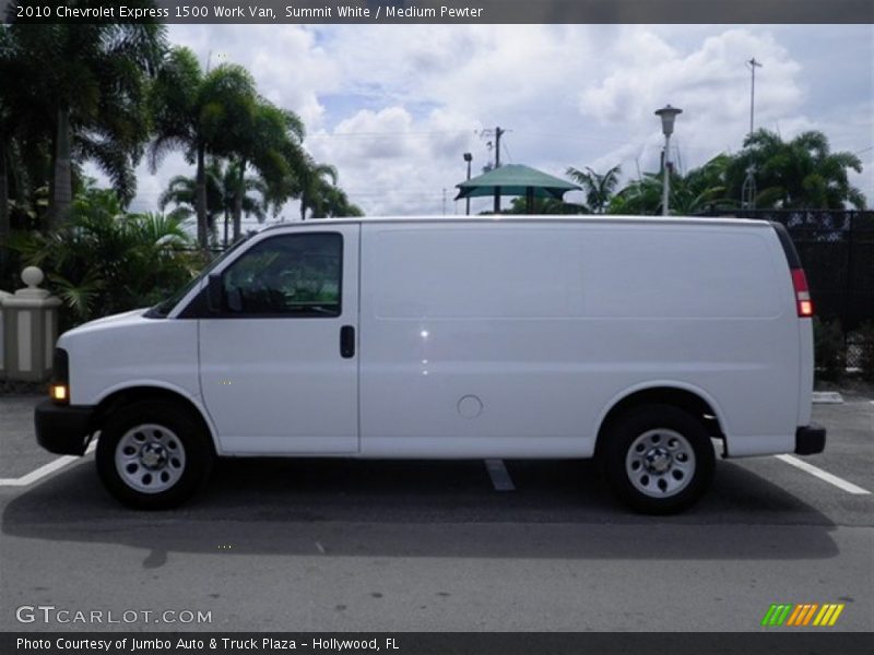 Summit White / Medium Pewter 2010 Chevrolet Express 1500 Work Van