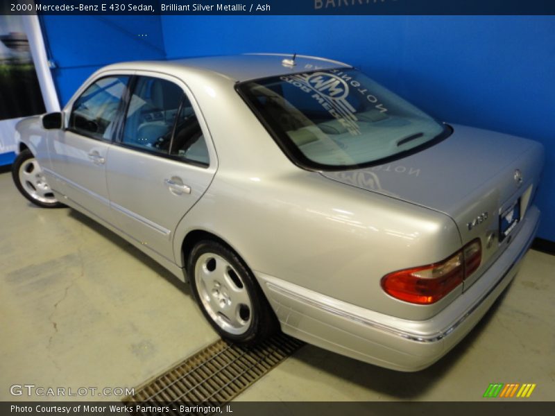 Brilliant Silver Metallic / Ash 2000 Mercedes-Benz E 430 Sedan