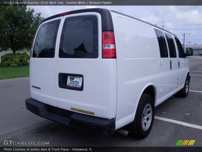 Summit White / Medium Pewter 2010 Chevrolet Express 1500 Work Van