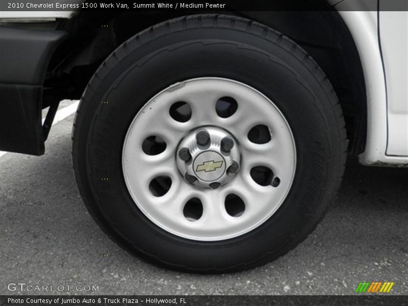 Summit White / Medium Pewter 2010 Chevrolet Express 1500 Work Van