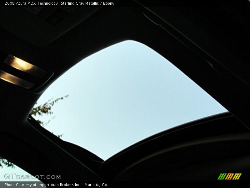 Sterling Gray Metallic / Ebony 2008 Acura MDX Technology