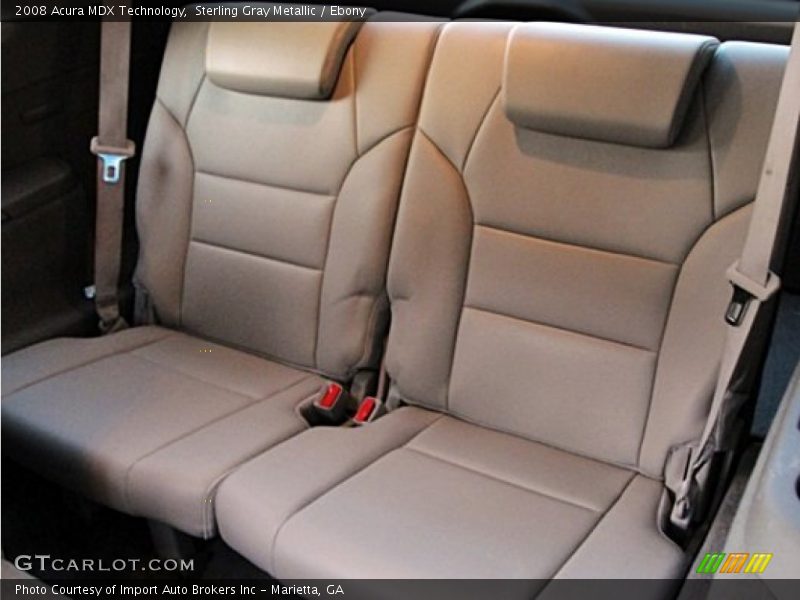 Sterling Gray Metallic / Ebony 2008 Acura MDX Technology