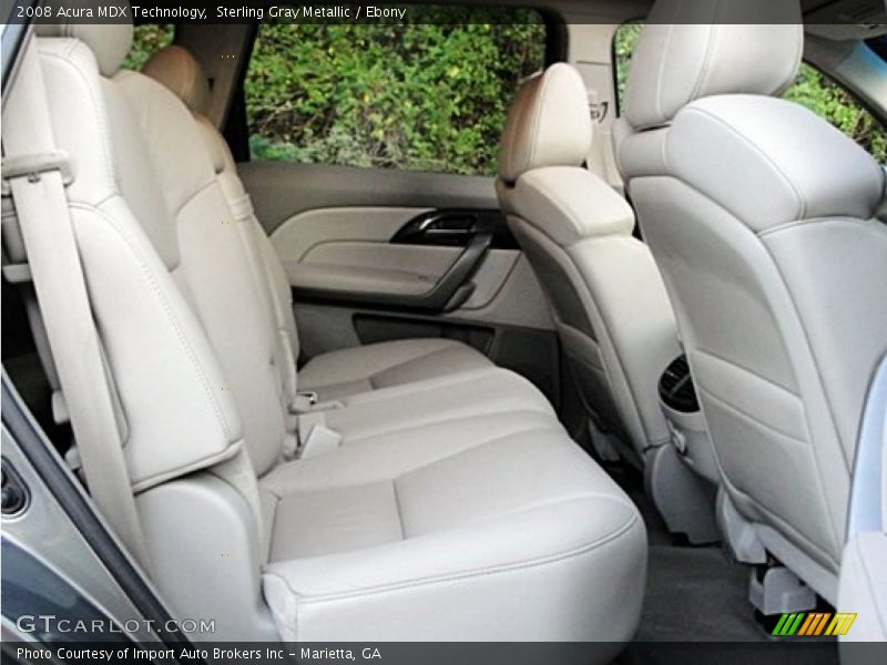 Sterling Gray Metallic / Ebony 2008 Acura MDX Technology