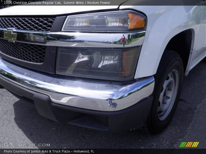 Summit White / Medium Pewter 2006 Chevrolet Colorado Regular Cab