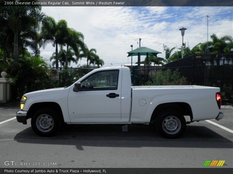 Summit White / Medium Pewter 2006 Chevrolet Colorado Regular Cab