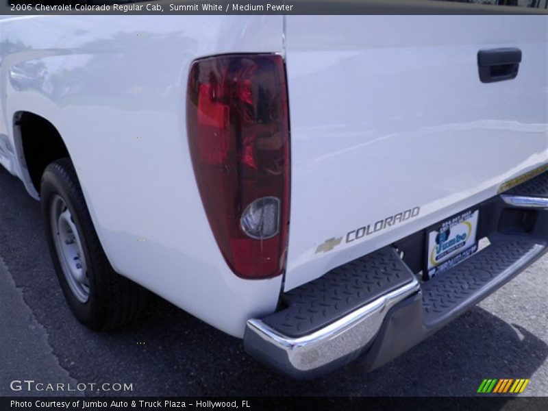 Summit White / Medium Pewter 2006 Chevrolet Colorado Regular Cab