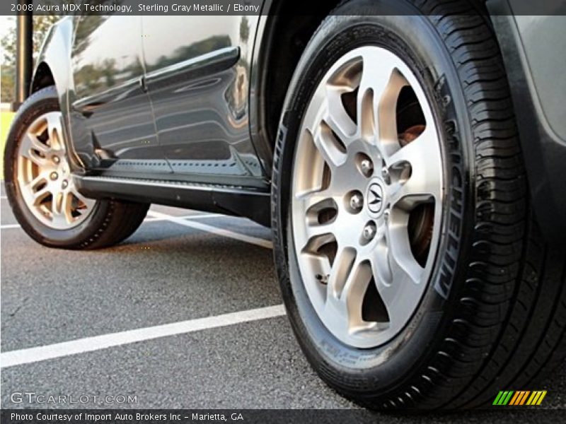 Sterling Gray Metallic / Ebony 2008 Acura MDX Technology