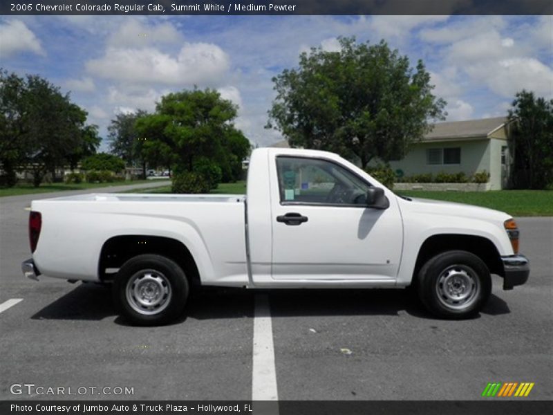 Summit White / Medium Pewter 2006 Chevrolet Colorado Regular Cab