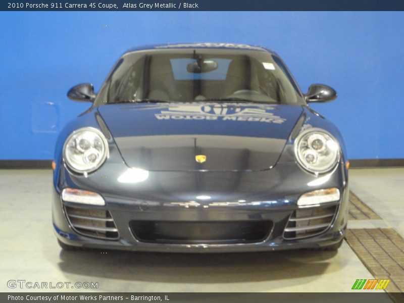 Atlas Grey Metallic / Black 2010 Porsche 911 Carrera 4S Coupe
