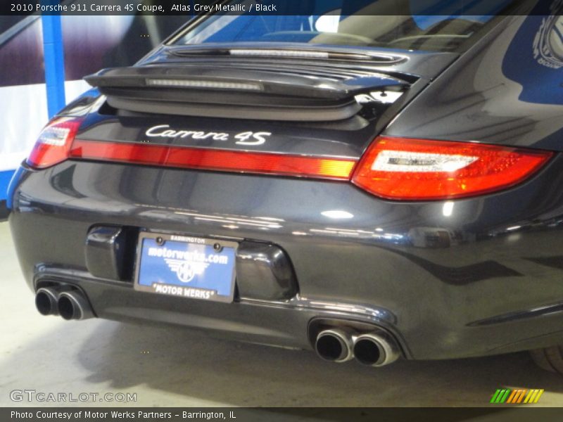 Atlas Grey Metallic / Black 2010 Porsche 911 Carrera 4S Coupe