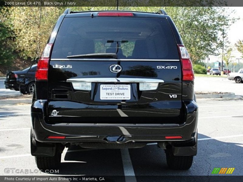 Black Onyx / Ivory 2008 Lexus GX 470
