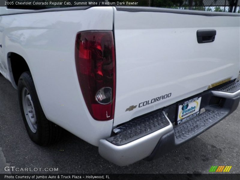 Summit White / Medium Dark Pewter 2005 Chevrolet Colorado Regular Cab