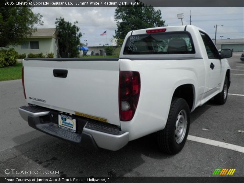 Summit White / Medium Dark Pewter 2005 Chevrolet Colorado Regular Cab