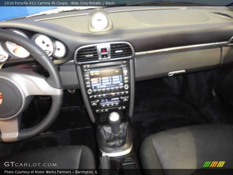 Atlas Grey Metallic / Black 2010 Porsche 911 Carrera 4S Coupe