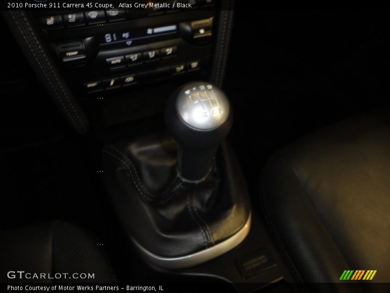 Atlas Grey Metallic / Black 2010 Porsche 911 Carrera 4S Coupe