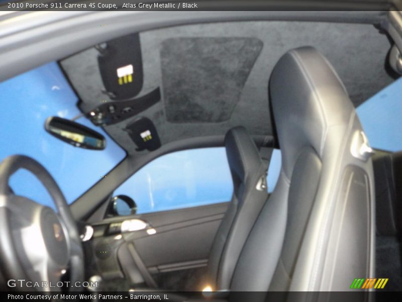 Atlas Grey Metallic / Black 2010 Porsche 911 Carrera 4S Coupe