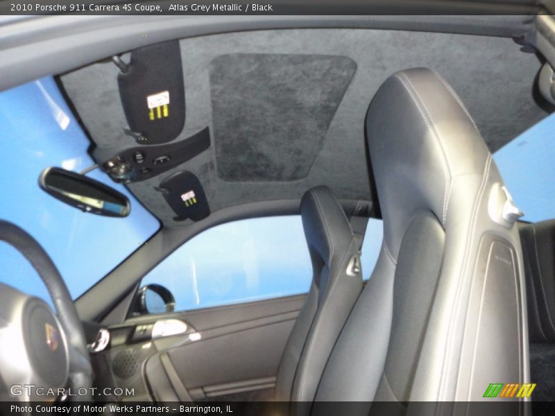 Atlas Grey Metallic / Black 2010 Porsche 911 Carrera 4S Coupe