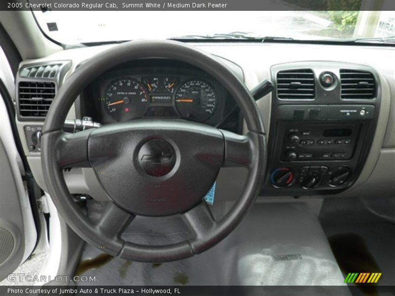 Summit White / Medium Dark Pewter 2005 Chevrolet Colorado Regular Cab