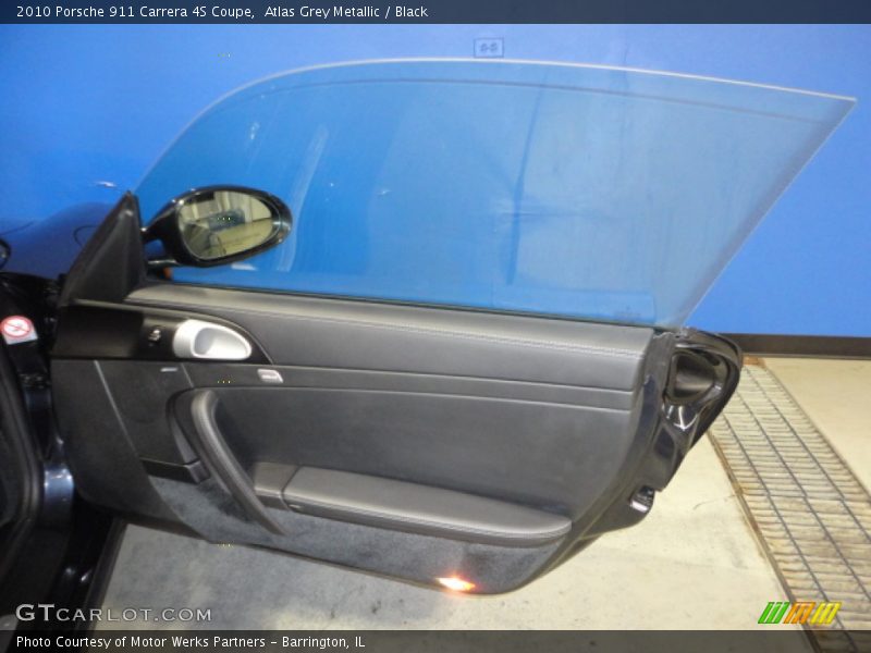 Atlas Grey Metallic / Black 2010 Porsche 911 Carrera 4S Coupe