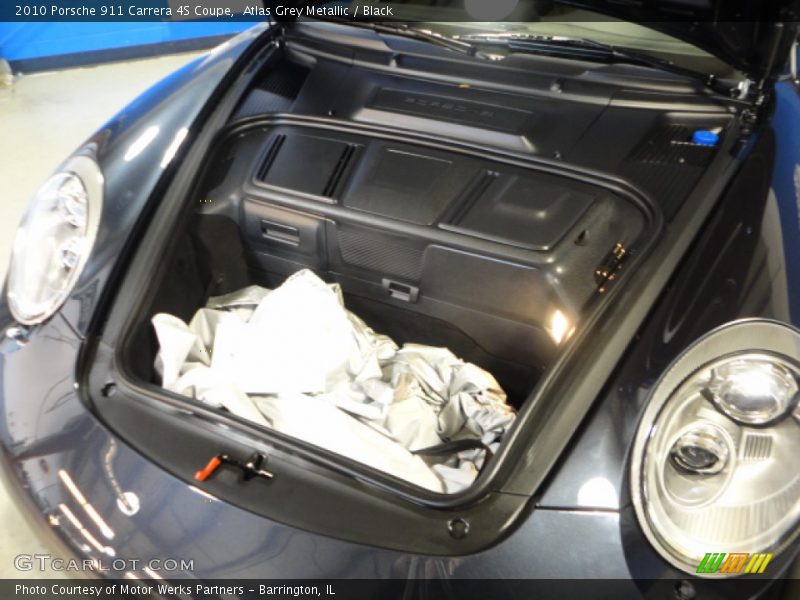Atlas Grey Metallic / Black 2010 Porsche 911 Carrera 4S Coupe