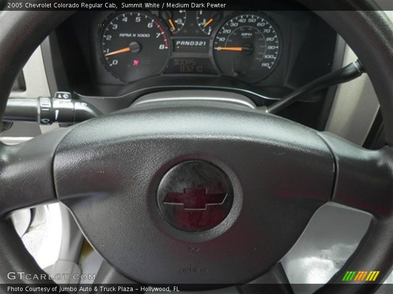 Summit White / Medium Dark Pewter 2005 Chevrolet Colorado Regular Cab