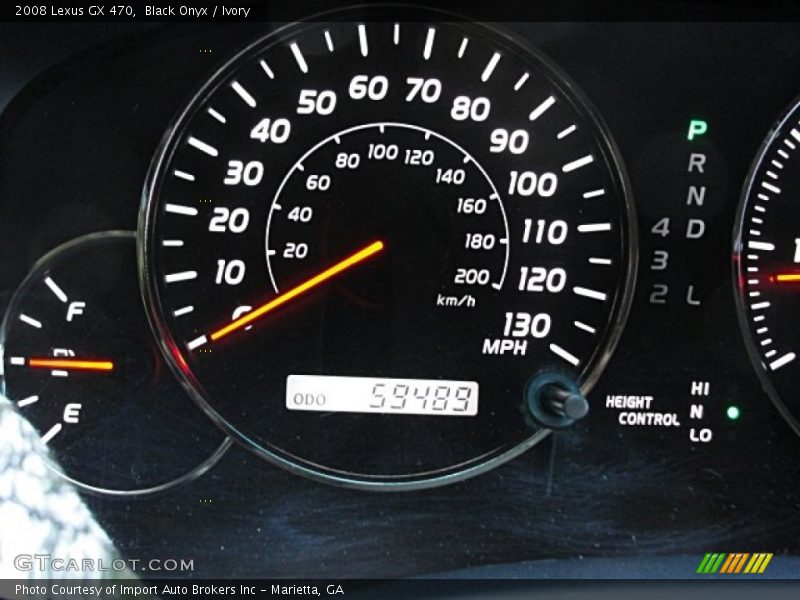 Black Onyx / Ivory 2008 Lexus GX 470