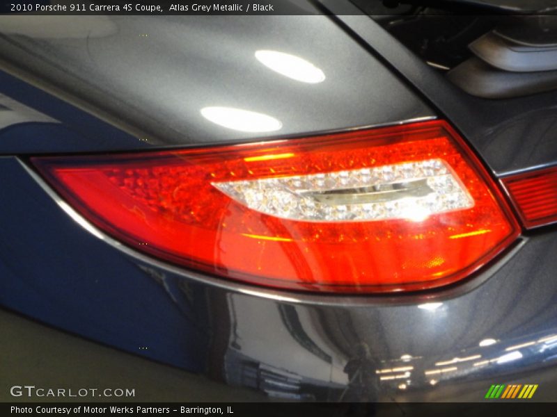 Atlas Grey Metallic / Black 2010 Porsche 911 Carrera 4S Coupe