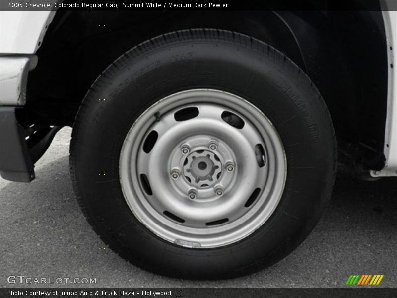 Summit White / Medium Dark Pewter 2005 Chevrolet Colorado Regular Cab