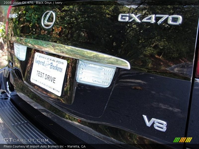 Black Onyx / Ivory 2008 Lexus GX 470
