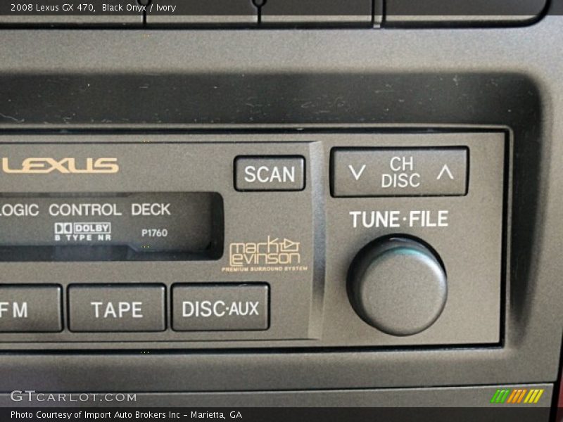 Black Onyx / Ivory 2008 Lexus GX 470