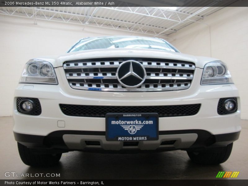 Alabaster White / Ash 2006 Mercedes-Benz ML 350 4Matic