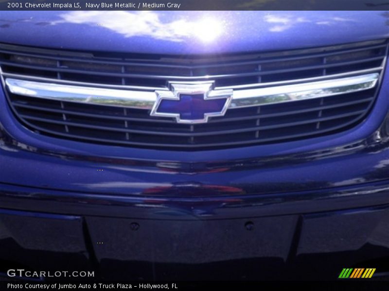 Navy Blue Metallic / Medium Gray 2001 Chevrolet Impala LS