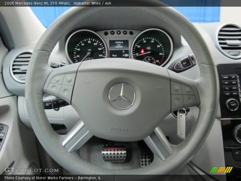 Alabaster White / Ash 2006 Mercedes-Benz ML 350 4Matic