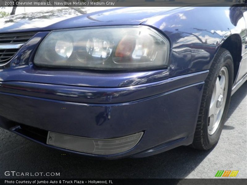 Navy Blue Metallic / Medium Gray 2001 Chevrolet Impala LS