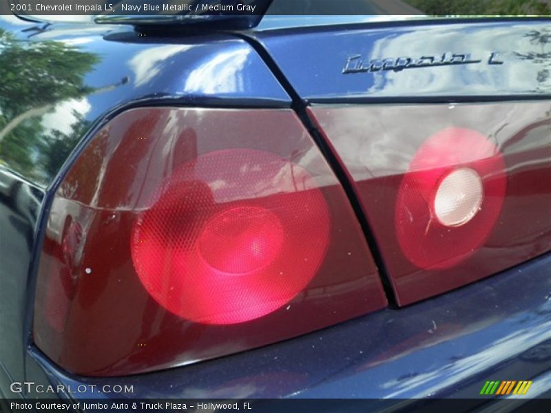 Navy Blue Metallic / Medium Gray 2001 Chevrolet Impala LS