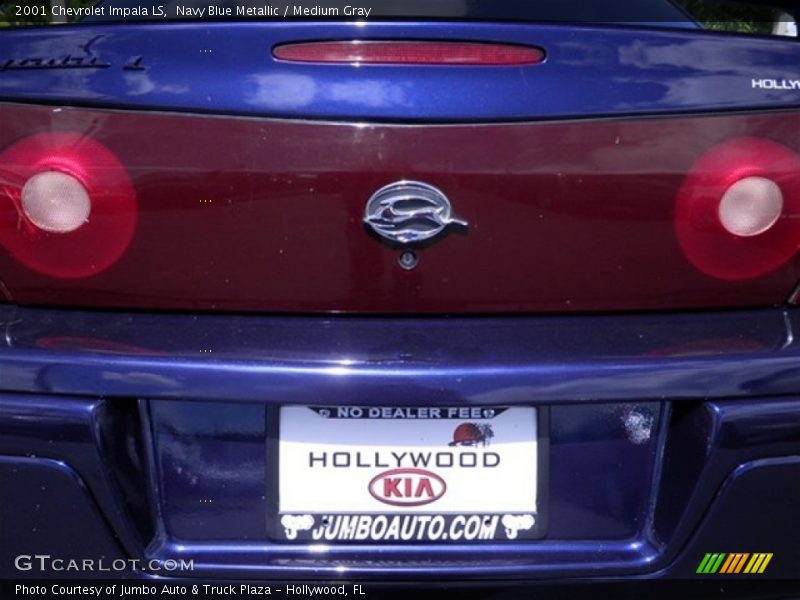 Navy Blue Metallic / Medium Gray 2001 Chevrolet Impala LS