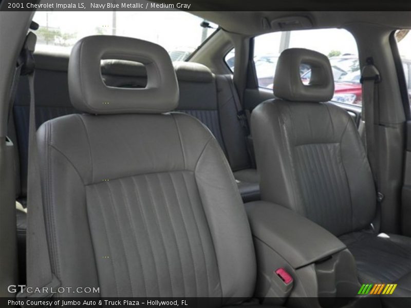 Navy Blue Metallic / Medium Gray 2001 Chevrolet Impala LS