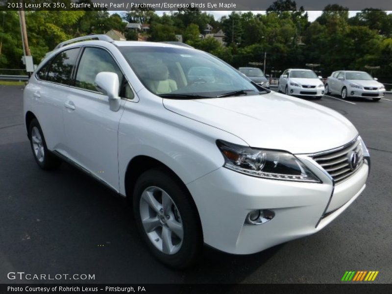 Front 3/4 View of 2013 RX 350
