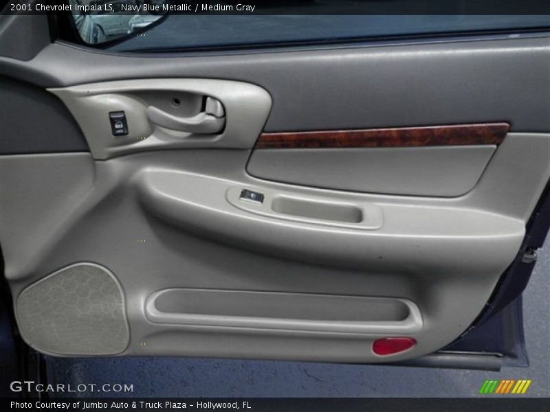 Navy Blue Metallic / Medium Gray 2001 Chevrolet Impala LS