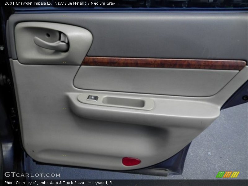 Navy Blue Metallic / Medium Gray 2001 Chevrolet Impala LS