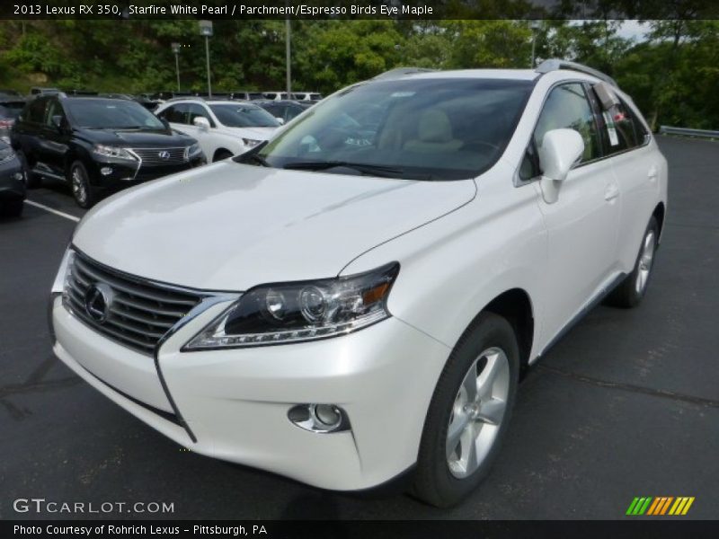 Front 3/4 View of 2013 RX 350