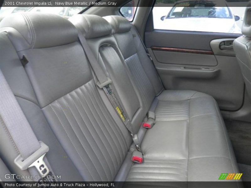 Navy Blue Metallic / Medium Gray 2001 Chevrolet Impala LS