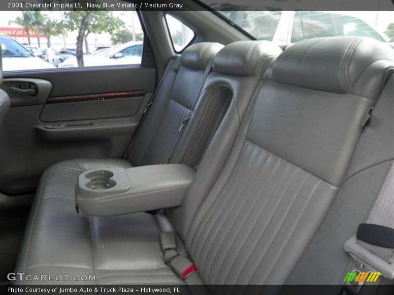 Navy Blue Metallic / Medium Gray 2001 Chevrolet Impala LS